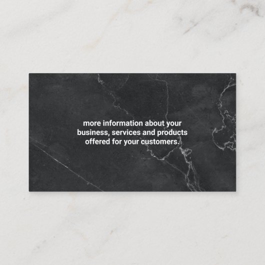 Carte De Visite Icône de correction des services | Menuiserie (Dos)