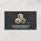 Carte De Visite Icône de correction des services | Menuiserie (Devant)