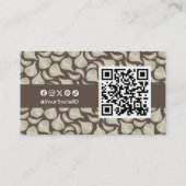 Carte De Visite Icône de coupe d'ail (Dos)