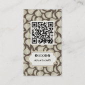 Carte De Visite Icône de coupe d'ail (Dos)