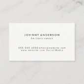 Carte De Visite Icône de crème glacée (Dos)