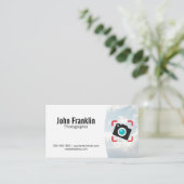 Carte De Visite Icône de la caméra | Nuages (Debout devant)