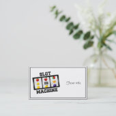 Carte De Visite Icône de la machine à sous inclinée (Debout devant)