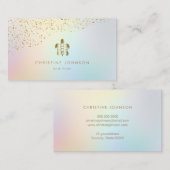 Carte De Visite icône de la tortue de mer d'or (Devant / Derrière)