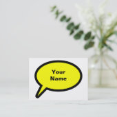 Carte De Visite Icône de légende (Debout devant)