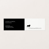 Carte De Visite Icône de lion / Finance (Extérieur déplié)