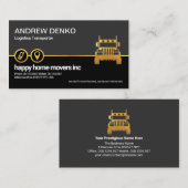 Carte De Visite Icône de localisation de l'emplacement de l'or de  (Devant / Derrière)