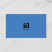 Carte De Visite Icône de l'onglet Services de consultants financie (Dos)
