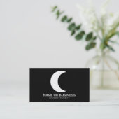 Carte De Visite icône de lune (Debout devant)
