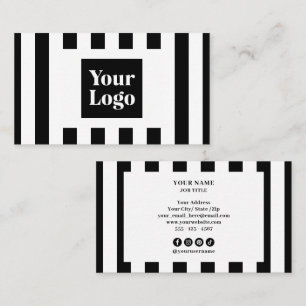 Carte De Visite Icône de médias sociaux de logo moderne