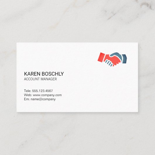 Carte De Visite Icône de poignée (Dos)