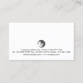 Carte De Visite Icône de points de réseau pour webmaster (Dos)