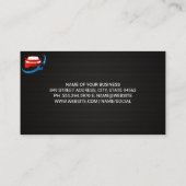 Carte De Visite Icône de réparation automatique mécanique (Dos)