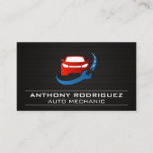 Carte De Visite Icône de réparation automatique mécanique (Devant)