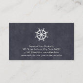 Carte De Visite Icône de roue d'expédition (Dos)