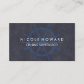 Carte De Visite Icône de roue d'expédition (Devant)