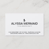 Carte De Visite icône de sirène (Dos)