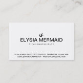 Carte De Visite icône de sirène (Dos)