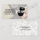 Carte De Visite Icône de table de mixage | Ingrédients de cuisson (Devant / Derrière)