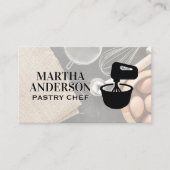 Carte De Visite Icône de table de mixage | Ingrédients de cuisson (Devant)