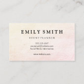 Carte De Visite Icône d'éclaboussure en verre de vin (Dos)