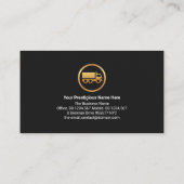 Carte De Visite Icône d'emplacement créatif Accueil Movers logisti (Dos)