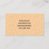 Carte De Visite Icône Dog Wash Douche (Dos)