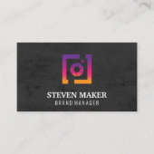 Carte De Visite Icône du créateur de contenu | Camera Shutter (Devant)