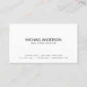 Carte De Visite Icône du toit | Cuir | Réalisateur (Dos)