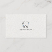 Carte De Visite Icône Éclairage des dents (Dos)