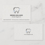 Carte De Visite Icône Éclairage des dents (Devant / Derrière)