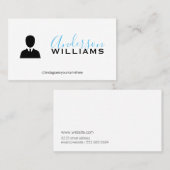 Carte De Visite Icône Entreprise (Devant / Derrière)