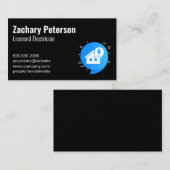 Carte De Visite Icône et maison d'électricité (Devant / Derrière)