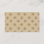 Carte De Visite Icône Fleur Vanille (Dos)