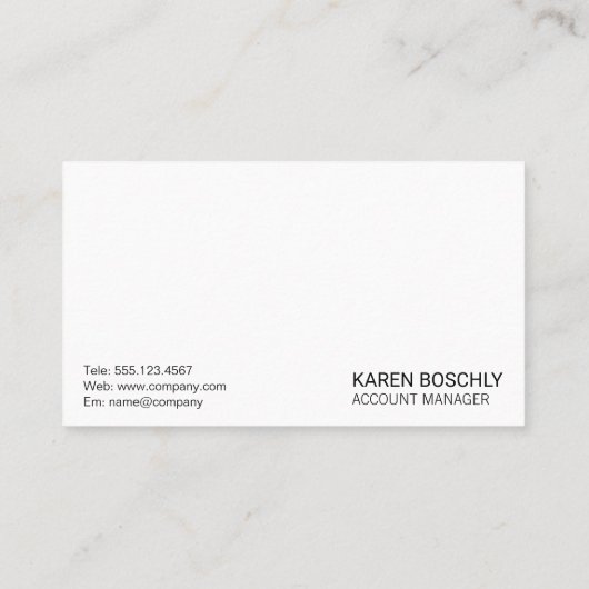 Carte De Visite Icône Globe (Dos)