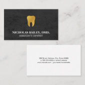 Carte De Visite Icône Gold Tooth (Devant / Derrière)