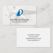 Carte De Visite Icône Immobilier | Touches (Devant / Derrière)