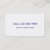 Carte De Visite Icône Instagram (Dos)