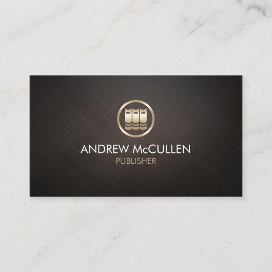 Carte De Visite Icône Livres d'impression Publisher (Devant)