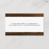 Carte De Visite Icône Logo de la maison d'électricité (Dos)