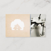 Carte De Visite Icône Maison | Touches (Dos)