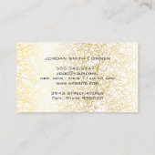 Carte De Visite Icône maquillage et cheveux | Arrière - plan de te (Dos)