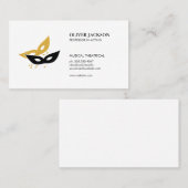 Carte De Visite Icône Masques de fête (Devant / Derrière)