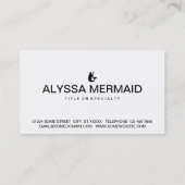 Carte De Visite icône merman (Dos)
