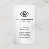 Carte De Visite Icône oeil | Arrière - plan du graphique de vision (Dos)