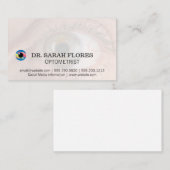 Carte De Visite Icône oeil | Logo Optométriste (Devant / Derrière)
