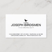 Carte De Visite icône oiseau (Dos)