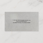 Carte De Visite Icône Oiseau Origami Croissance financière (Dos)