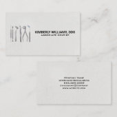 Carte De Visite Icône Outils dentaires (Devant / Derrière)