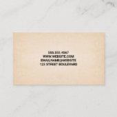 Carte De Visite Icône Panneau solaire (Dos)